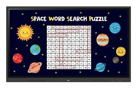 LG 75TR3DK-B.MUSQ interactive whiteboard 75" 3840 x 2160 pixels Touchscreen Black RF Wireless