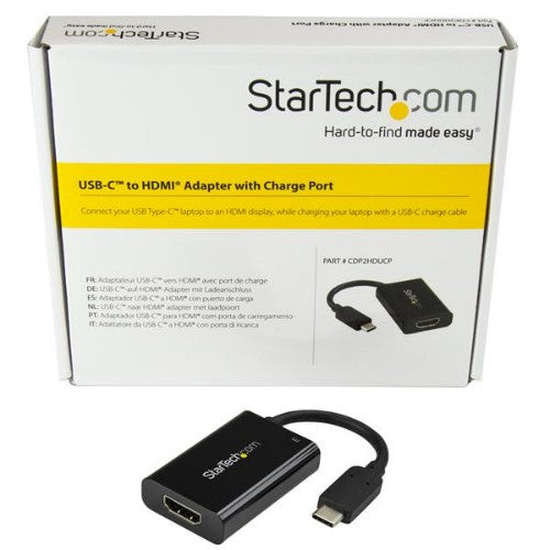 StarTech.com CDP2HDUCP USB graphics adapter 3840 x 2160 pixels Black