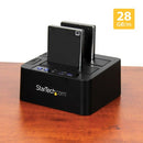 StarTech.com SDOCK2U313R media duplicator HDD duplicator Black 2 copies