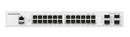 Fortinet FS-124F network switch Managed L2 Gigabit Ethernet (10/100/1000) 1U White