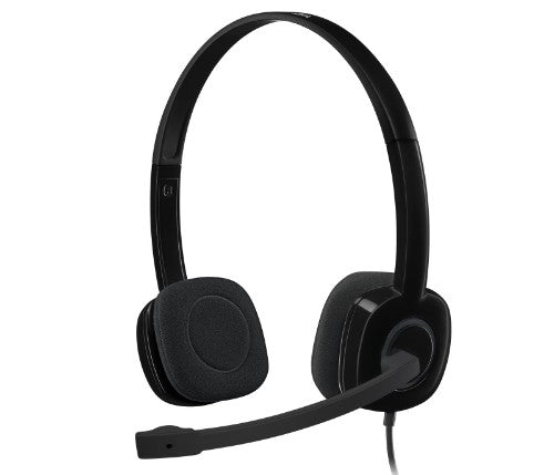 Logitech 981-000587 headphones/headset Wired Head-band Office/Call center Black