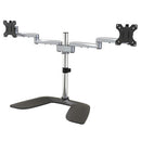 StarTech.com ARMDUALSS monitor mount / stand 32" Desk Black, Silver