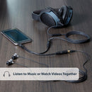 StarTech.com MUY1MFF audio cable 5.91" (0.15 m) 3.5mm 2 x 3.5mm Black