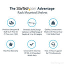 StarTech.com CABSHELF1U10 rack accessory Rack shelf