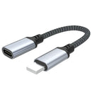 4XEM 4XUSBCF8PINMCBL cable gender changer USB Type-C 8-pin Lightning Silver