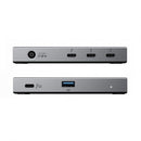 ALOGIC TB4H3TB interface hub Thunderbolt 4 40000 Mbit/s Black, Gray