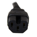 StarTech.com PXT515C158 power cable Black 94.5" (2.4 m) NEMA 5-15P C15 coupler