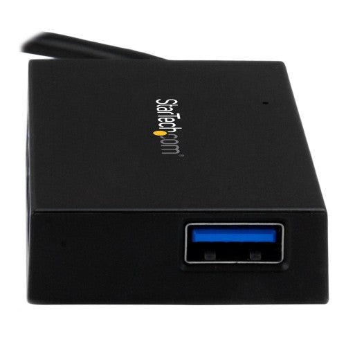 StarTech.com HB30C4AFS interface hub USB 3.2 Gen 1 (3.1 Gen 1) Type-C 5000 Mbit/s Black