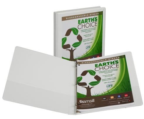Samsill Earth's Choice 0.5" ring binder A4 White