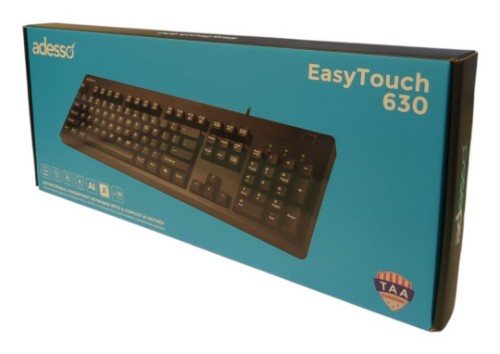Adesso AKB-630FB-TAA keyboard Home/Office USB QWERTY US English Black