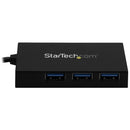 StarTech.com HB30A3A1CSFS interface hub USB 3.2 Gen 1 (3.1 Gen 1) Type-A 5000 Mbit/s Black