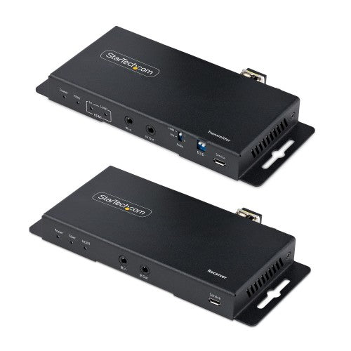StarTech.com ST121HD20FXA2 AV extender AV transmitter & receiver Black