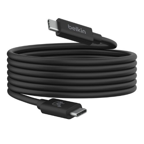 Belkin INZ004BT2MBK USB cable USB4 Gen 2x2 78.7" (2 m) USB C Black