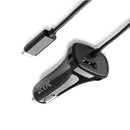 4XEM 4XUSBCCARCHARGEB mobile device charger Black Auto