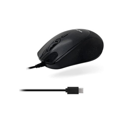 Macally UCROCKETB mouse Office Ambidextrous USB Type-C Optical 2800 DPI