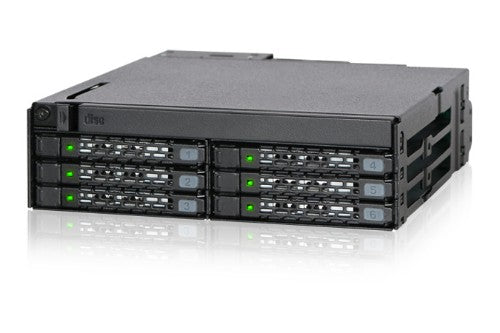 Icy Dock MB606SPO-B drive bay panel Black