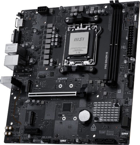 MSI PRO B840M-B motherboard AMD B840 Socket AM5 micro ATX