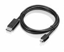 Lenovo 0B47091 DisplayPort cable 78.7" (2 m) mini DisplayPort Black