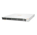 HPE Aruba Networking Instant On 1960 48G 40p Class4 8p Class6 PoE 2XGT 2SFP+ 600W Managed L2+ Gigabit Ethernet (10/100/1000) Power over Ethernet (PoE) 1U White