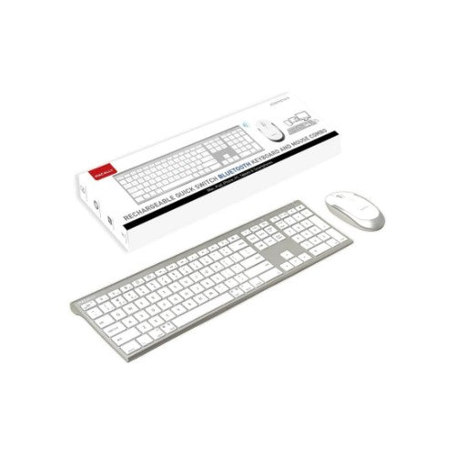 Macally ACEBTKEYACB keyboard Mouse included Universal Bluetooth QWERTY English Gray
