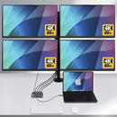 StarTech.com QUAD-USB-HDMI-ADAPT laptop dock/port replicator Wired USB 3.2 Gen 1 (3.1 Gen 1) Type-C Gray