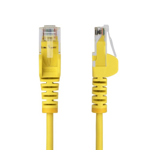 StarTech.com N6PAT6INYLS networking cable Yellow 7.87" (0.2 m) Cat6 U/UTP (UTP)