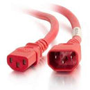 C2G 17553 power cable Red 71.7" (1.82 m) C14 coupler