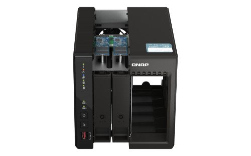 QNAP TS-253E NAS Tower Intel® Celeron® J6412 8 GB 0 TB QNAP Turbo System Black