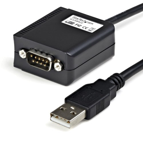 StarTech.com ICUSB422 cable gender changer DB9 M USB-A FM Black
