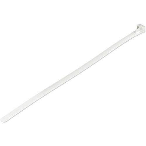 StarTech.com CBMZTRB10 cable tie Releasable cable tie Nylon, Plastic White 100 pc(s)