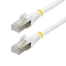 StarTech.com NLWH-6IN-CAT6A-PATCH networking cable White 5.98" (0.152 m) S/FTP (S-STP)