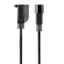 StarTech.com 1415R-3F-POWER-CORD power cable Black 39.4" (1 m) C14 coupler NEMA 5-15R