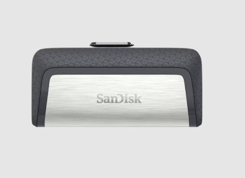 SanDisk SDDDC2-256G-A46 USB flash drive 256 GB USB Type-A / USB Type-C 3.2 Gen 1 (3.1 Gen 1) Gray, Silver