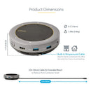 StarTech.com DKTBRSPMPD speakerphone Gray