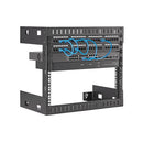StarTech.com RK812WALLO rack cabinet 8U Wall mounted rack Black