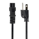 StarTech.com PXT101NB3S power cable Black 70.9" (1.8 m) NEMA 5-15P C5 coupler