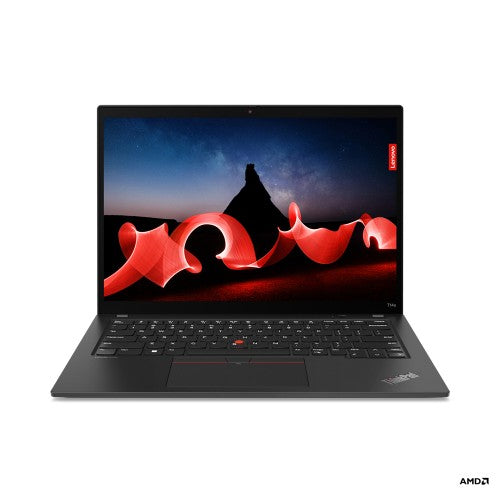 Lenovo ThinkPad T14s Gen 4 (AMD) AMD Ryzen™ 5 PRO 7540U Laptop 14" WUXGA 16 GB LPDDR5x-SDRAM 256 GB SSD Wi-Fi 6E (802.11ax) Windows 11 Pro US English Black