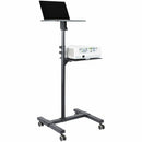 StarTech.com ADJPROJCART multimedia cart/stand Black Projector Multimedia stand