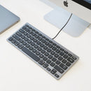 Macally UCSLIMKEYCSG keyboard Universal USB QWERTY English Gray