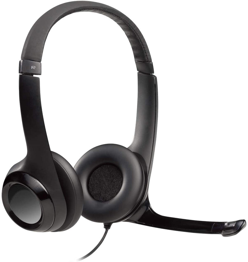Logitech USB Headset H390 with Noise Cancelling Mic (981-000014)