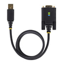 StarTech.com 1P10FFCN-USB-SERIAL serial cable Black 118.1" (3 m) USB Type-A DB-9
