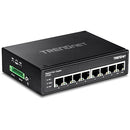 Trendnet TI-PG80 network switch Unmanaged L2 Gigabit Ethernet (10/100/1000) Power over Ethernet (PoE) Black