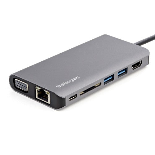 StarTech.com DKT30CHVAUSP laptop dock/port replicator Wired USB 3.2 Gen 1 (3.1 Gen 1) Type-C Black, Gray