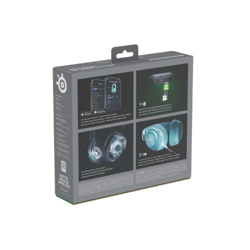 Steelseries Arctis Nova 3X Headset Wireless Head-band Music/Everyday Bluetooth Aqua color
