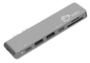 Siig JU-TB0512-S1 laptop dock/port replicator USB 3.2 Gen 1 (3.1 Gen 1) Type-C Gray