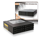 Icy Dock MB996SP-6SB disk array 0 TB Black