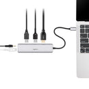 Rocstor Y10A338-S1 interface hub USB Type-C 10000 Mbit/s Black, Silver