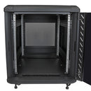StarTech.com RK1236BKF rack cabinet 12U Freestanding rack Black