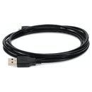 AddOn Networks USB2MICROUSB1 USB cable USB 2.0 11.8" (0.3 m) USB A Micro-USB B Black