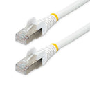 StarTech.com NLWH-7F-CAT6A-PATCH networking cable White 82.7" (2.1 m) S/FTP (S-STP)